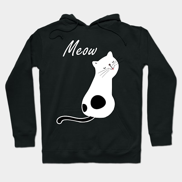 Cat Meow Hoodie by HBfunshirts